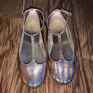 Children’s Place Metallic Gold Girls T-Strap